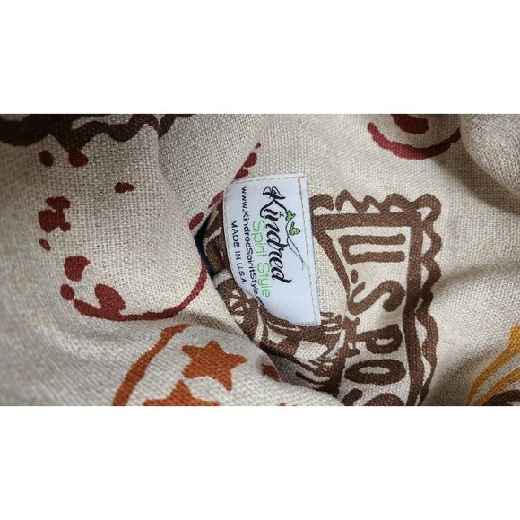 Kindred Spirit Style Crossbody Fold Over Messenger Bag Bohemian - Picture 6 of 6